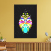 Starlight Oracle Owl Canvas Afdruk (Insitu (Woonkamer))