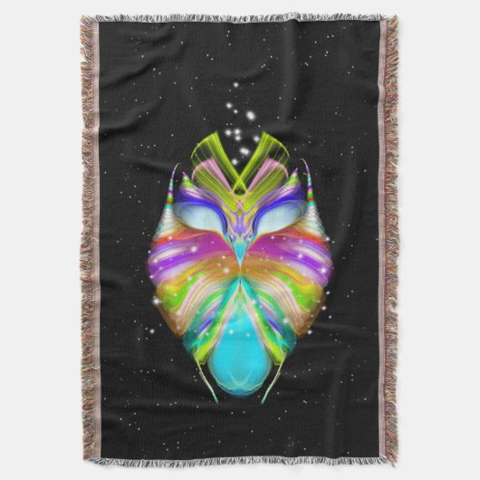 Starlight Oracle Owl Deken (Voorkant Verticaal)