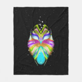 Starlight Oracle Owl Fleece Deken (Voorkant)