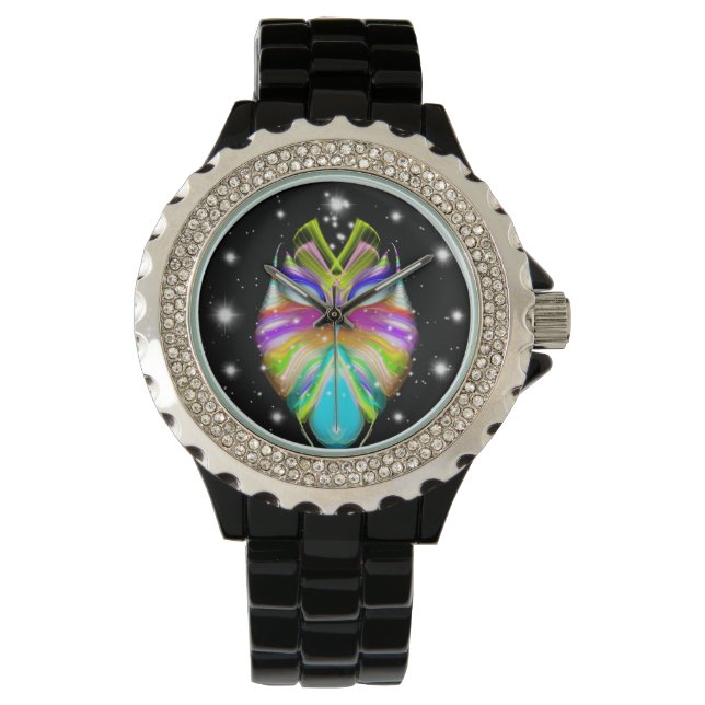 Starlight Oracle Owl Horloge (Voorkant)