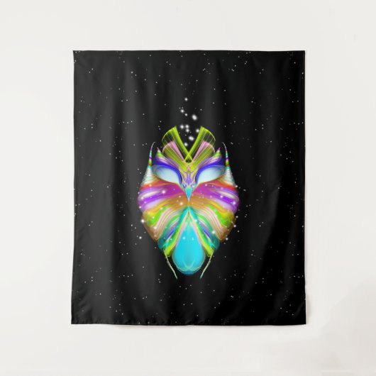 Starlight Oracle Owl Wandkleed (Voorkant)