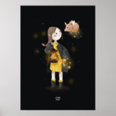 STARLIGHT PIG van Alexandra Dikaia Poster (Voorkant)