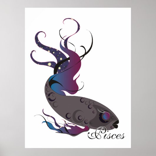 Starlight Pisces afdrukken Poster (Voorkant)