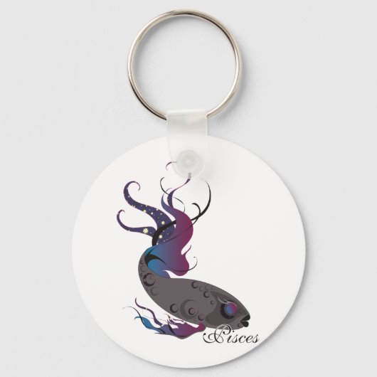 Starlight Pisces Sleutelhanger (Voorkant)