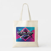 Starlight Rebellion Retro Pop Cultuur canvas tas (Achterkant)