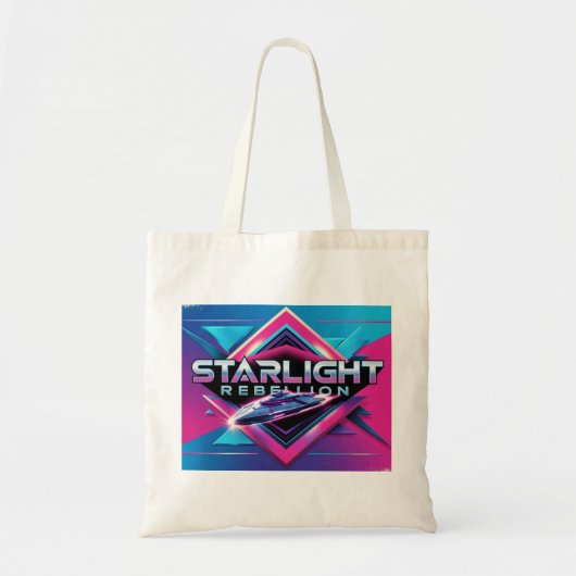 Starlight Rebellion Retro Pop Cultuur canvas tas (Voorkant)