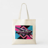 Starlight Rebellion Retro Pop Cultuur canvas tas (Achterkant)