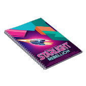 Starlight Rebellion Retro Pop Cultuur Notitieboek  (Rechterzijde)