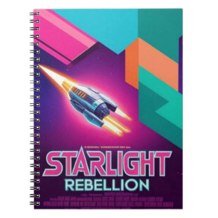 Starlight Rebellion Retro Pop Cultuur Notitieboek 