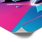 Starlight Rebellion Retro Pop Cultuur Poster (Hoek)
