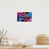 Starlight Rebellion Retro Pop Cultuur Poster 80s- (Keuken)