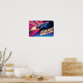 Starlight Rebellion Retro Pop Cultuur Poster 80s- (Keuken)