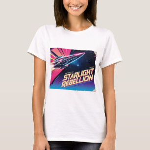 Starlight Rebellion Retro Pop Cultuur vrouwen t-sh T-shirt