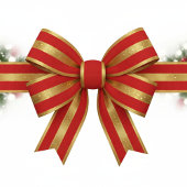 Starlight Red & Gold Grosgrain Lint