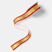 Starlight Rood & Goud Satijnen Lint (Achterkant)