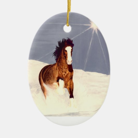 Starlight Run Keramisch Ornament (Voorkant)