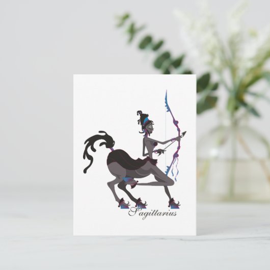 Starlight Sagittarius Briefkaarten (Staand voorkant)