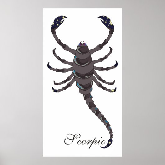 Starlight Scorpio afdrukken Poster (Voorkant)