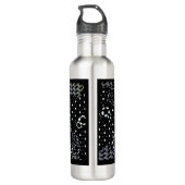 Starlight Silkscreen flask design Waterfles (Achterkant)