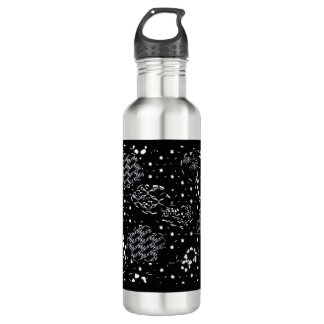 Starlight Silkscreen flask design Waterfles