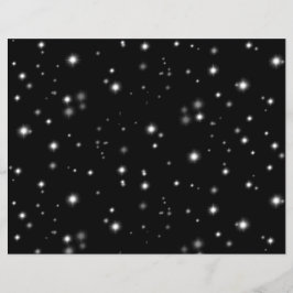 Starlight Sparkles Black en White Stars