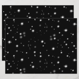 Starlight Sparkles Black en White Stars