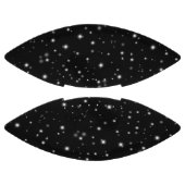 Starlight Sparkles Black en White Stars American Football (Panelen)