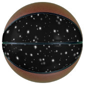 Starlight Sparkles Black en White Stars Basketbal (Voorkant)