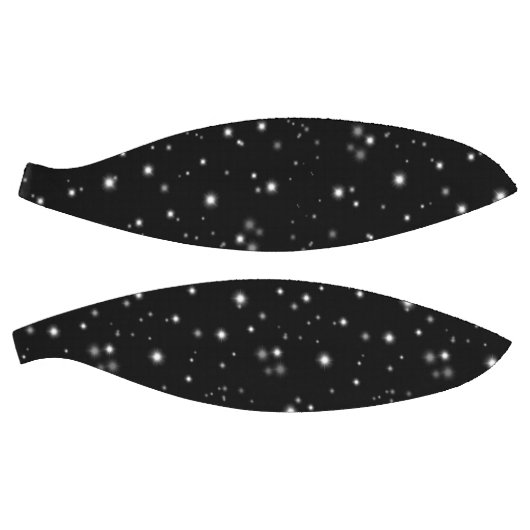 Starlight Sparkles Black en White Stars Basketbal (Panelen)