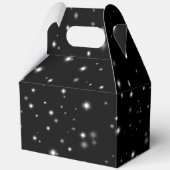 Starlight Sparkles Black en White Stars Bedankdoosjes (Voorkant)