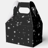 Starlight Sparkles Black en White Stars Bedankdoosjes (Achterkant)