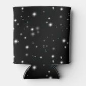 Starlight Sparkles Black en White Stars Blikjeskoeler (Voorkant)