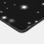 Starlight Sparkles Black en White Stars Bureaumat (Hoek)