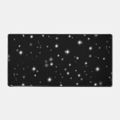 Starlight Sparkles Black en White Stars Bureaumat (Voorkant)