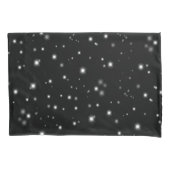 Starlight Sparkles Black en White Stars Kussensloop (Voorkant)