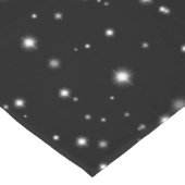 Starlight Sparkles Black en White Stars Lange Tafelloper (Hoek)