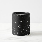 Starlight Sparkles Black en White Stars Mok (Midden)