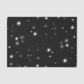 Starlight Sparkles Black en White Stars Tissuepapier (Voorkant)