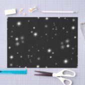 Starlight Sparkles Black en White Stars Tissuepapier (Craft)