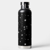 Starlight Sparkles Black en White Stars Waterfles (Links)