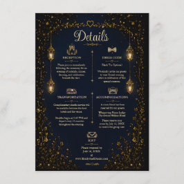 Starlight Symphony Huwelijksdetails Kaart