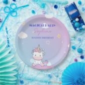 Starlight Unicorn Party Plate Papieren Bordje (Feest)