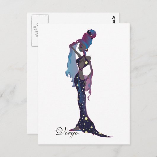 Starlight Virgo-Briefkaarten Briefkaart (Voorkant / Achterkant)