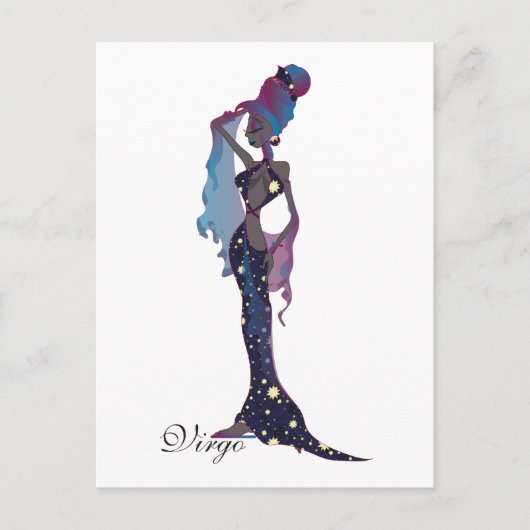 Starlight Virgo-Briefkaarten Briefkaart (Voorkant)