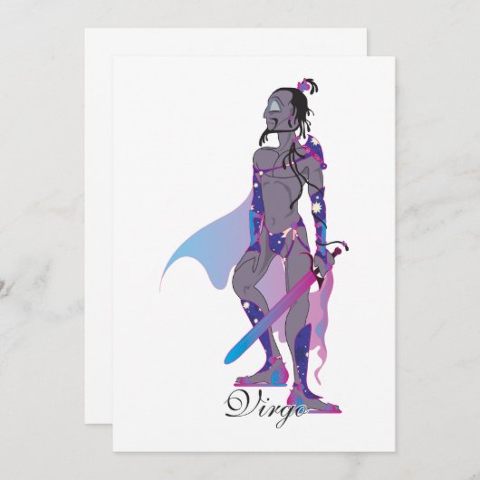 Starlight Virgo (mannen) Kaart (Voorkant / Achterkant)