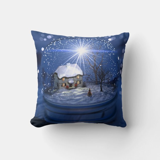 Starlight Wereldbol Pillow Kussen (Voorkant)