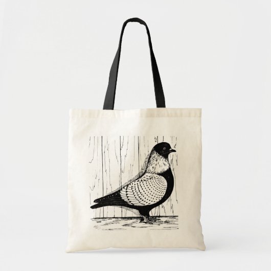 Starling Pigeon Silver-laced 1979 Tote Bag (Voorkant)