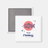 Starling Pro Fishing Blijf Vissen Magneet (Voorkant / Achterkant)