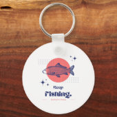 Starling Pro Fishing Blijf Vissen Sleutelhanger (Voorkant)