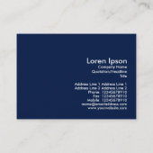 Starlings in een boom visitekaartje (Achterkant)